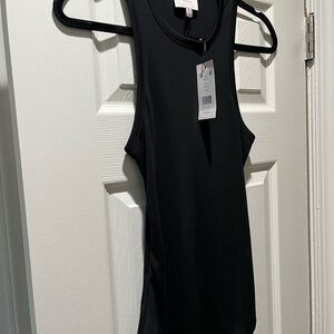 Black Sleeveless Women's Tank Top